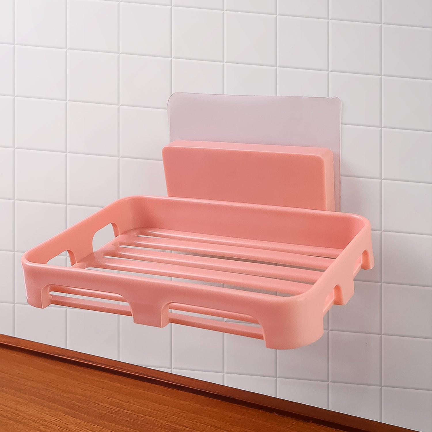 Self Adhesive Rectangular Soap Dish Holder  Self Adhesive Rectangular Soap Dish Holder